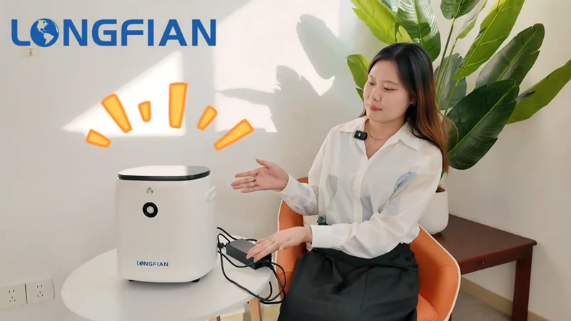 Uso del concentrador de oxígeno portátil B-1P